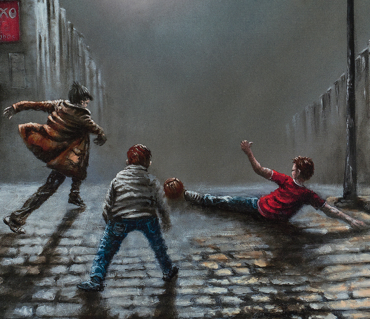 From Yesterday to Here | Framed Set of Four (Canvas on Board)