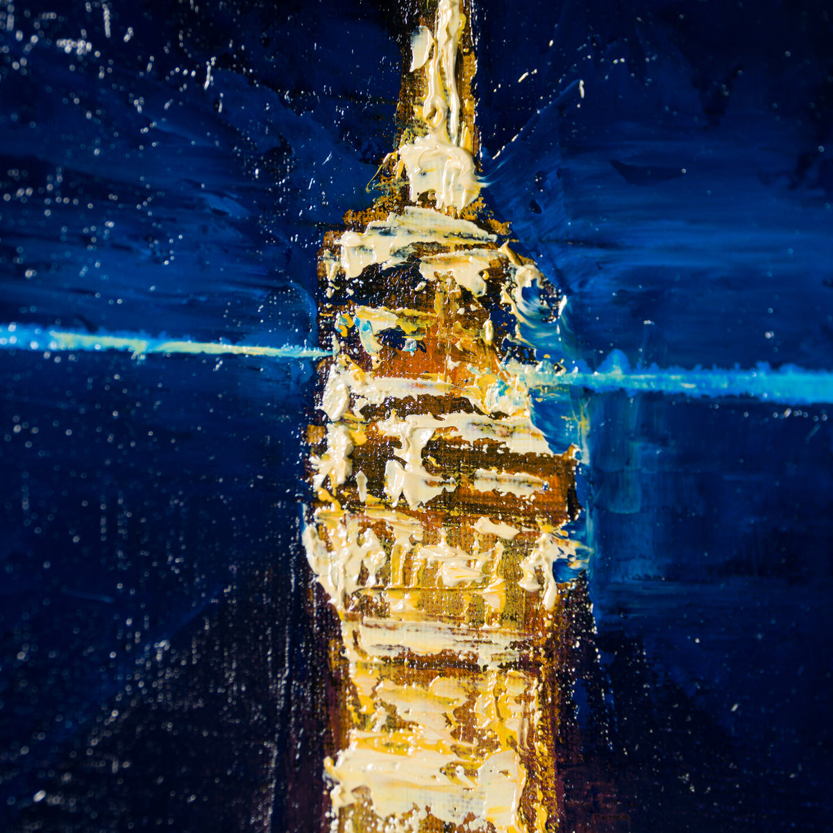 Gold Against Blue