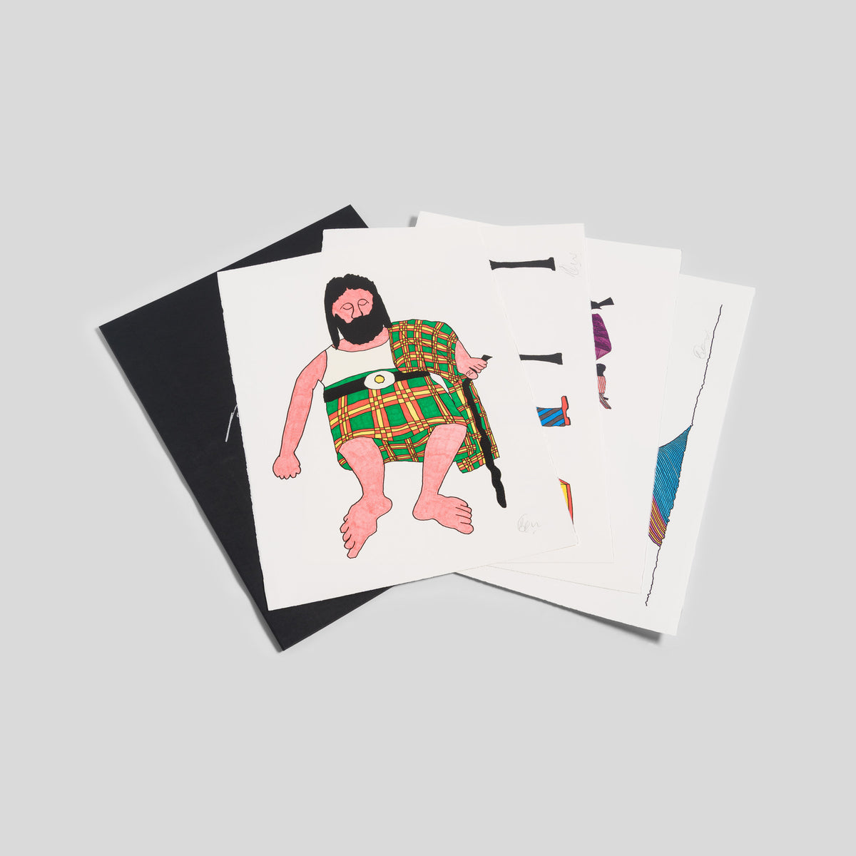 Born on a Rainy Day August 2025 | Portfolio Set of Four