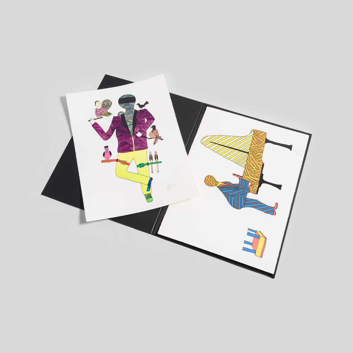 Born on a Rainy Day August 2025 | Portfolio Set of Four