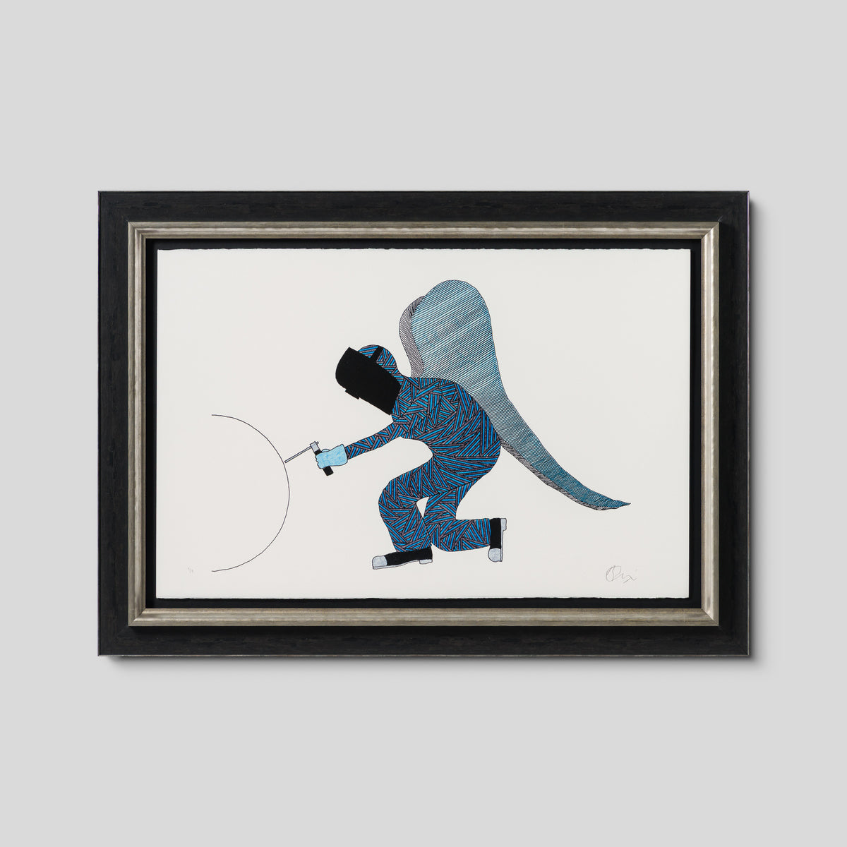 And on Monday, God Made The World | Blue Gloves | Large