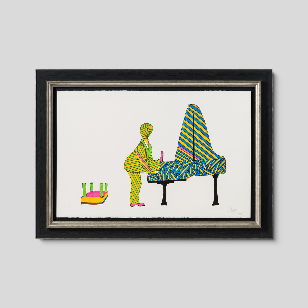 Saturday Night | Green & Yellow Suit | Large