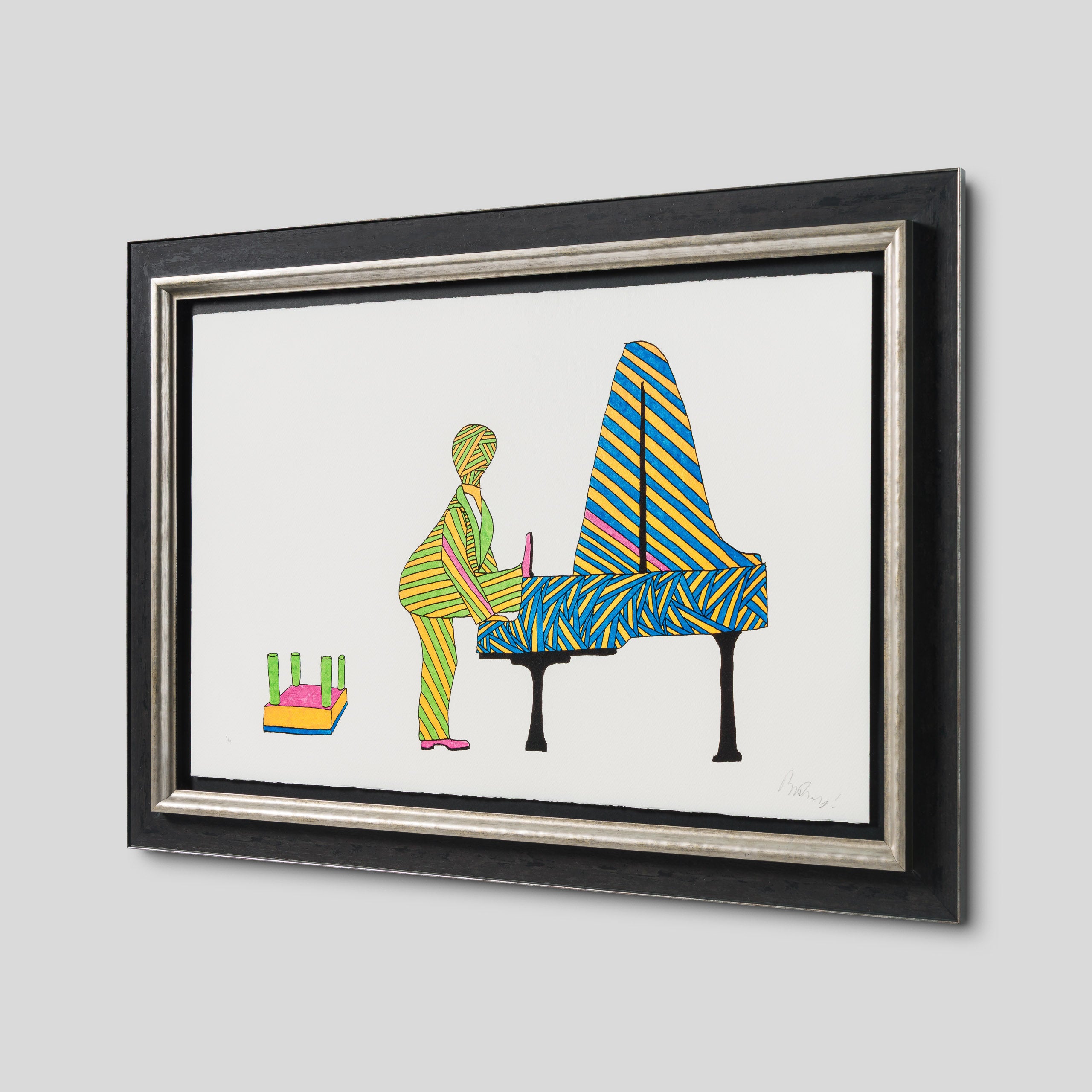 Saturday Night | Green & Yellow Suit | Large