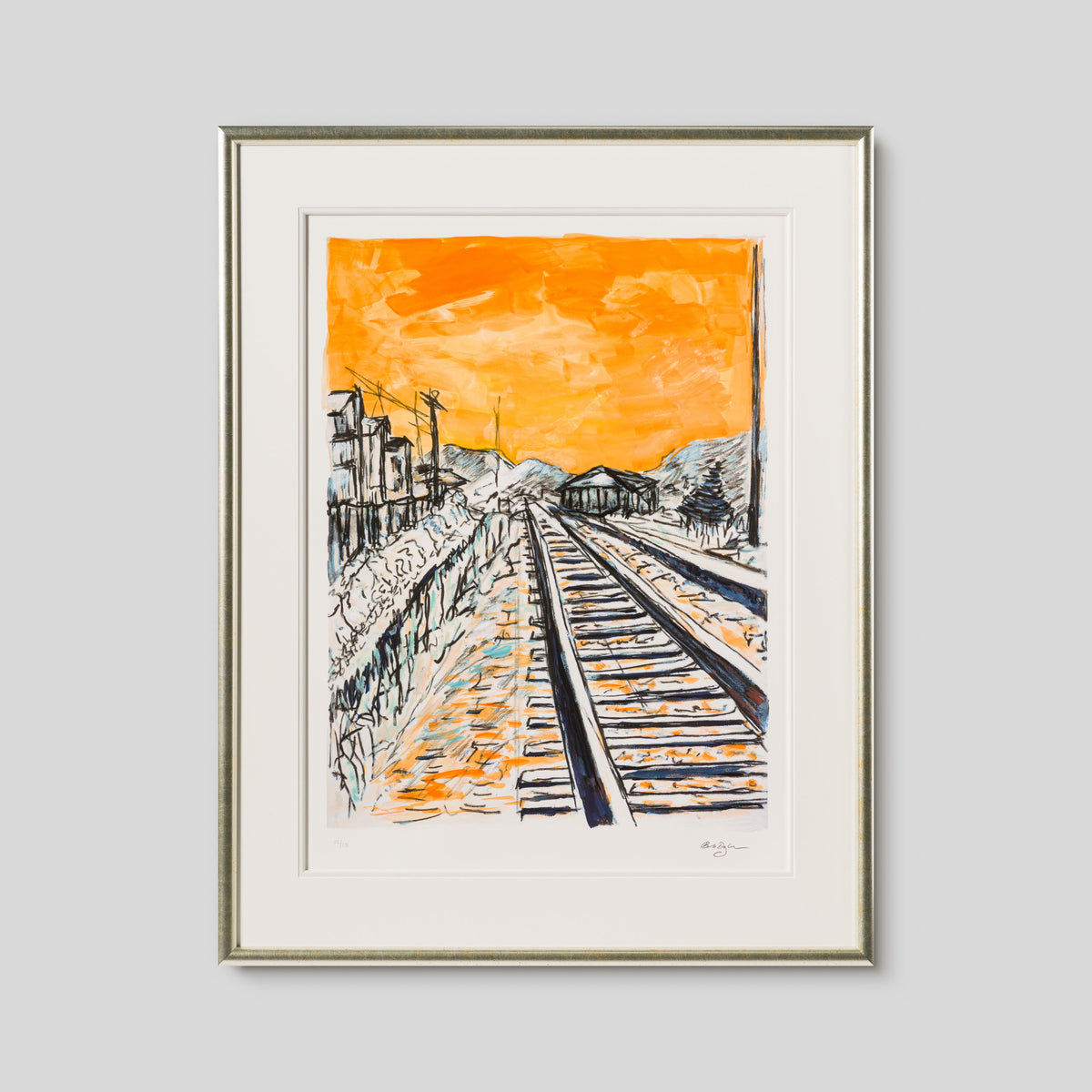 Train Tracks 2025 | Framed Set of Four