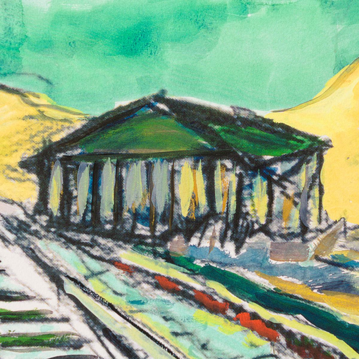 Train Tracks 2025 | Framed Set of Four