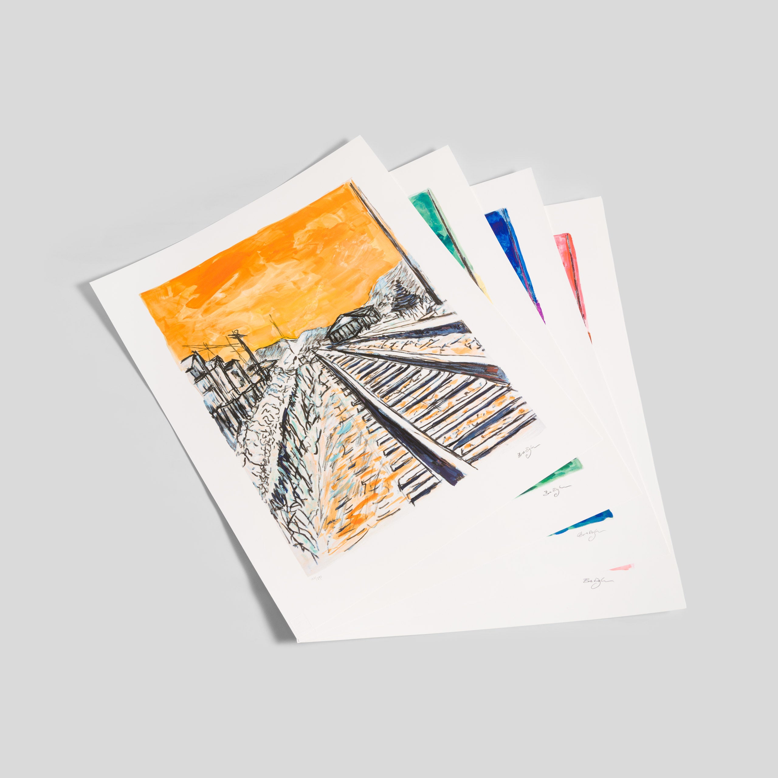 Train Tracks 2025 | Portfolio Set of Four