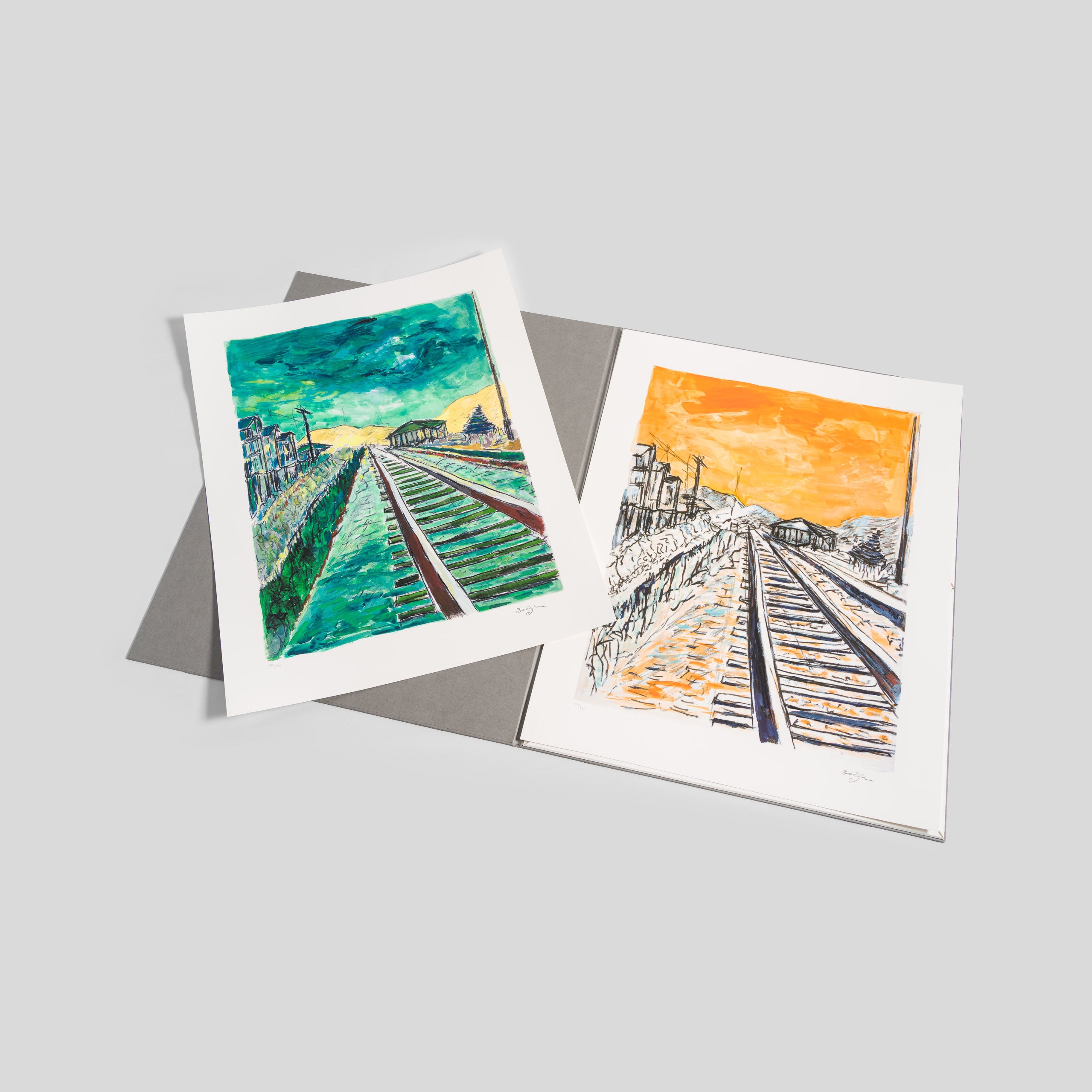 Train Tracks 2025 | Portfolio Set of Four