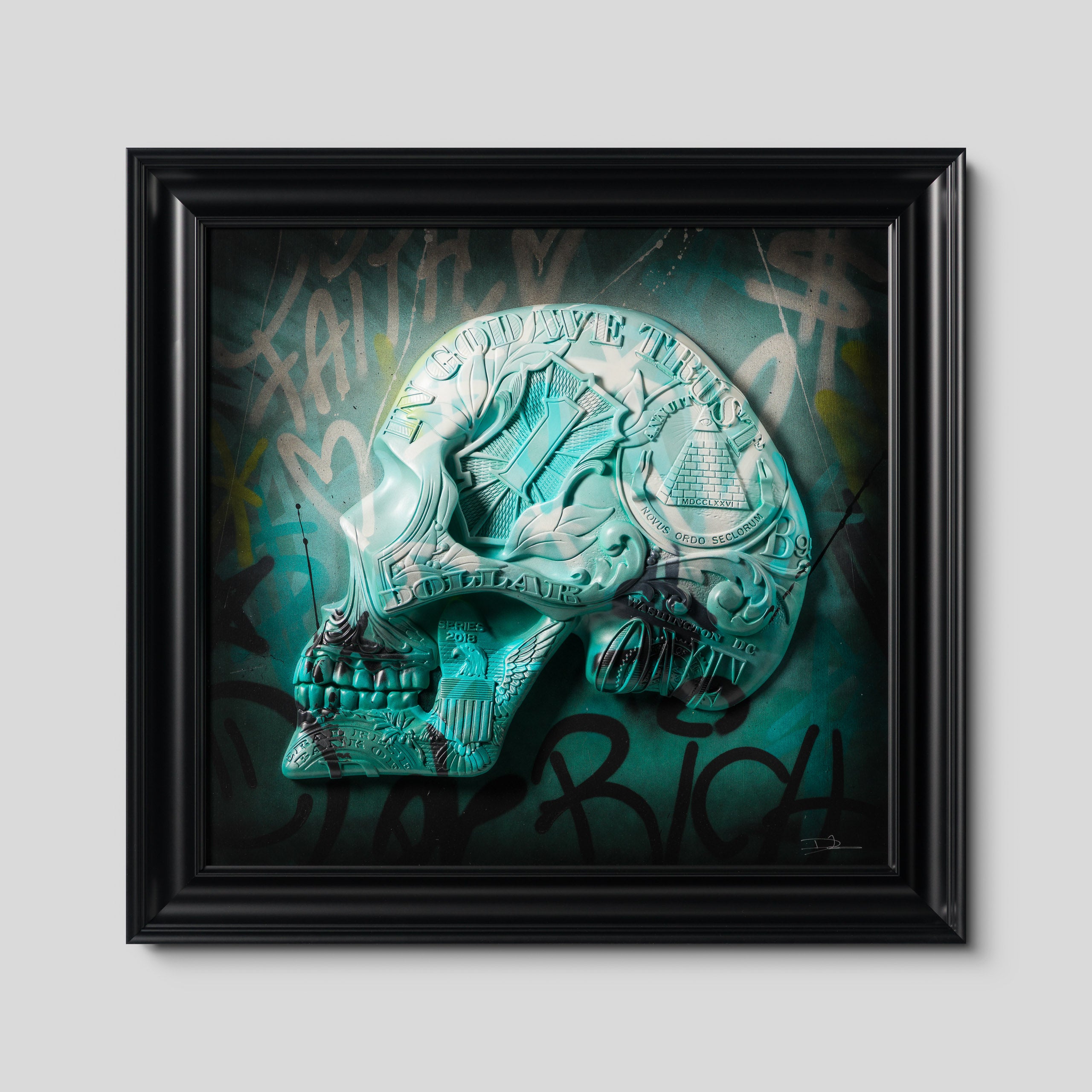 This Faith Never Dies (Teal Graffiti)
