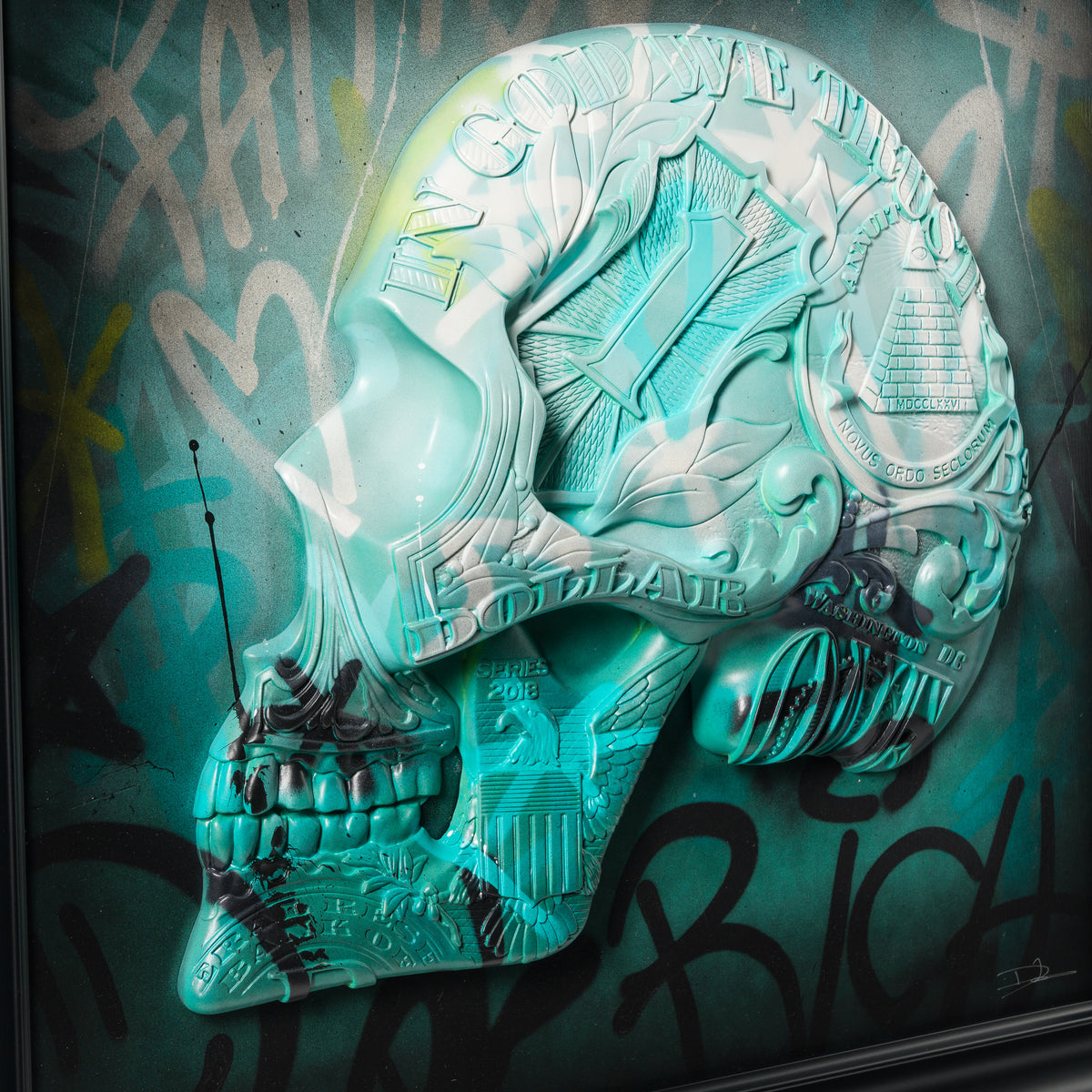 This Faith Never Dies (Teal Graffiti)