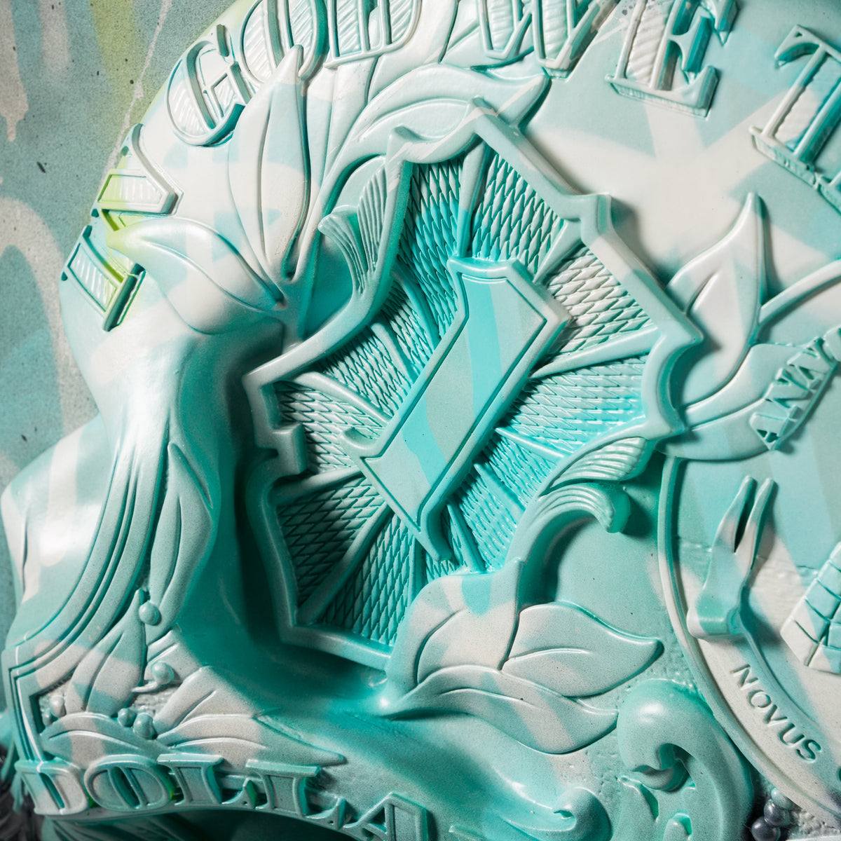 This Faith Never Dies (Teal Graffiti)