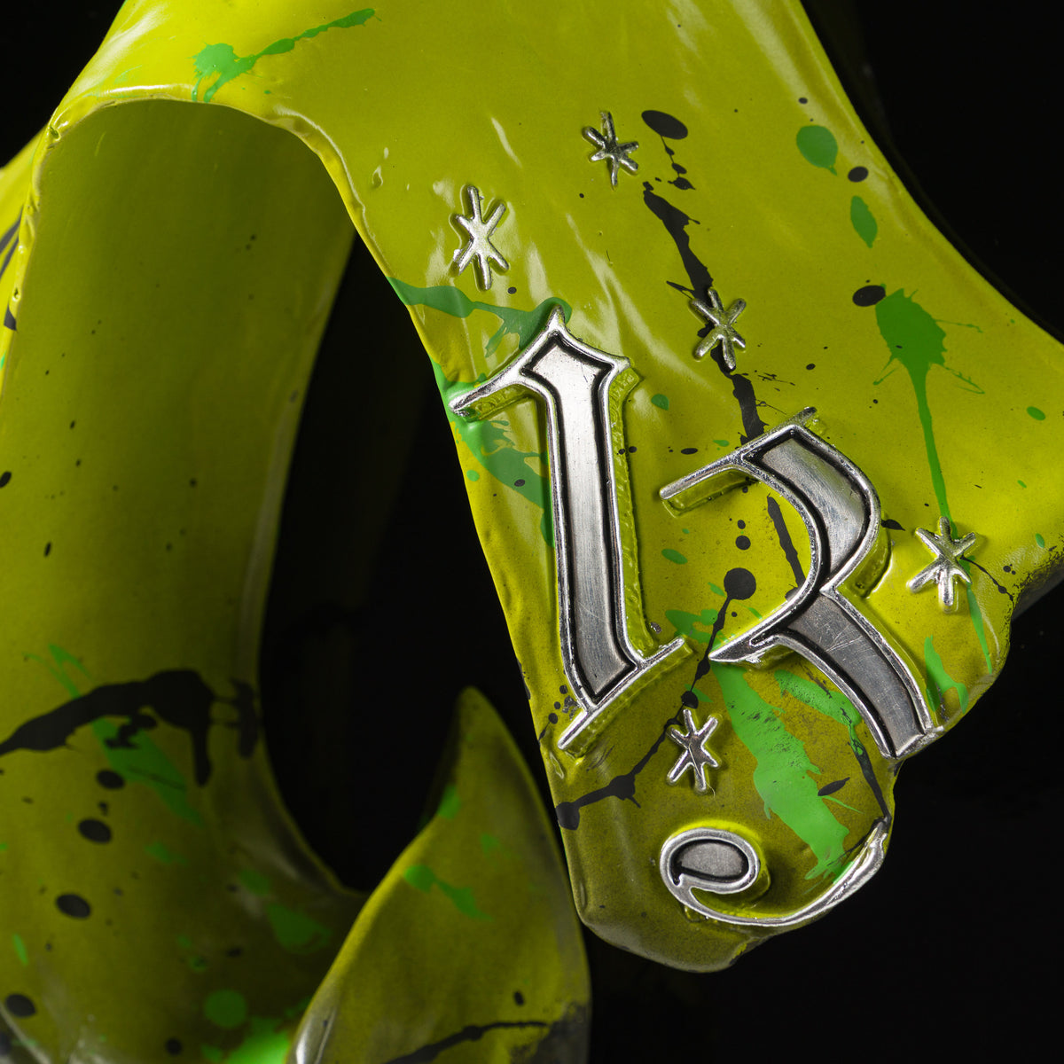 Faithless Skull Relic (Lime And Silver Leaf)