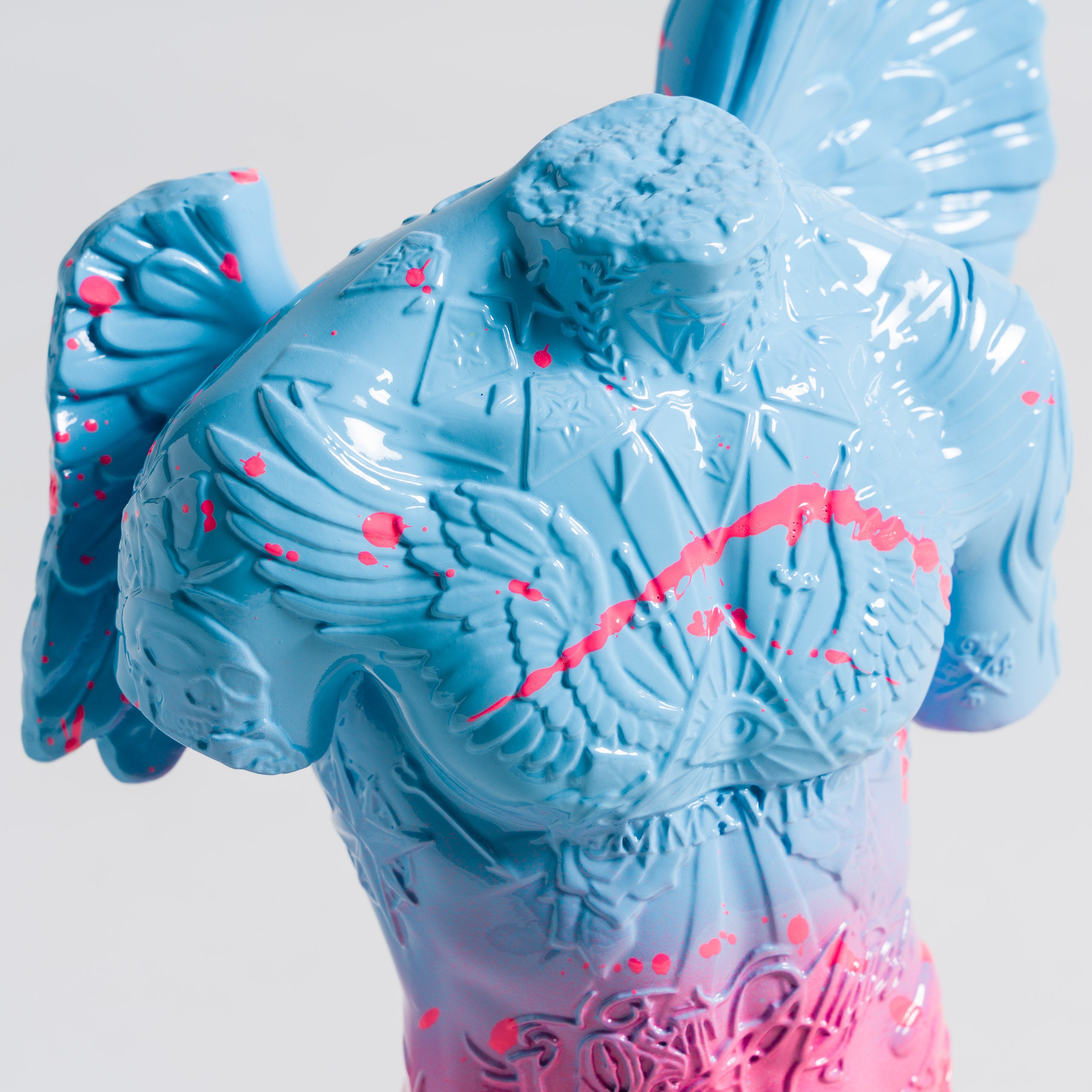 Fallen Angel | Mini Blue & Pink