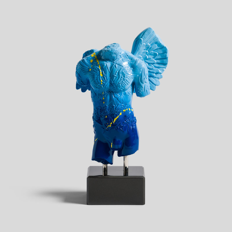 Fallen Angel | Mini Blue Ombre & Gold