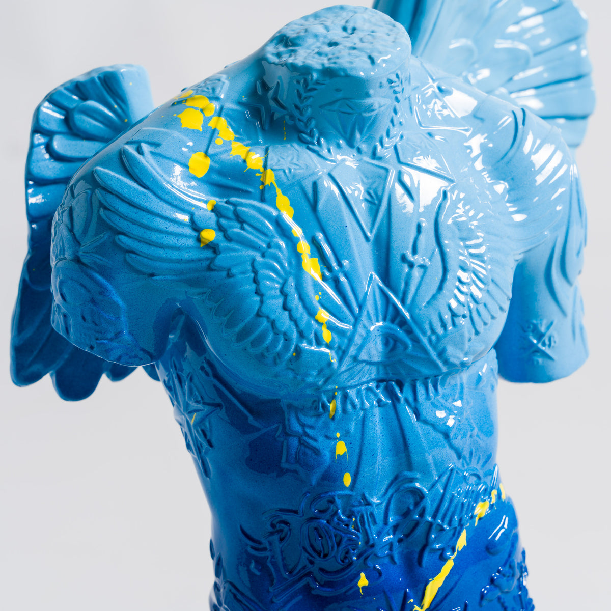 Fallen Angel | Mini Blue Ombre & Gold