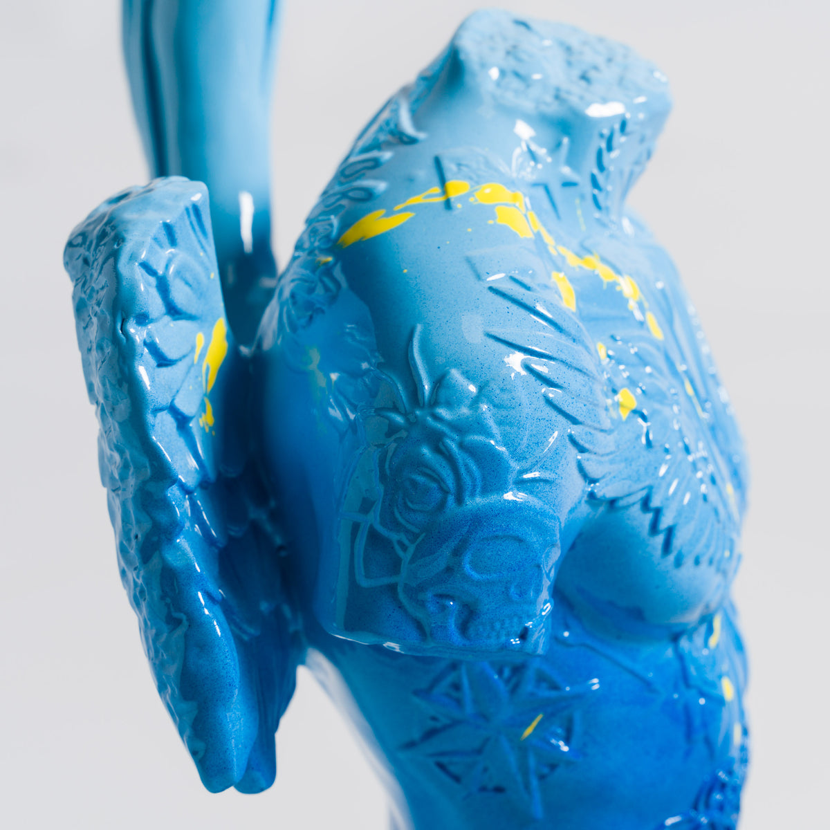 Fallen Angel | Mini Blue Ombre & Gold