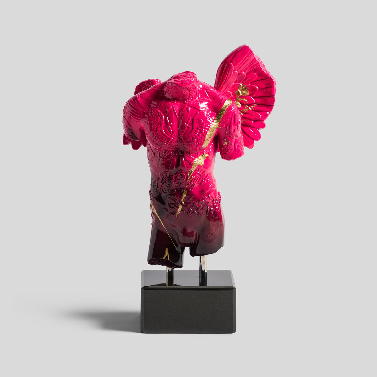 Fallen Angel | Mini Pink Red & Gold