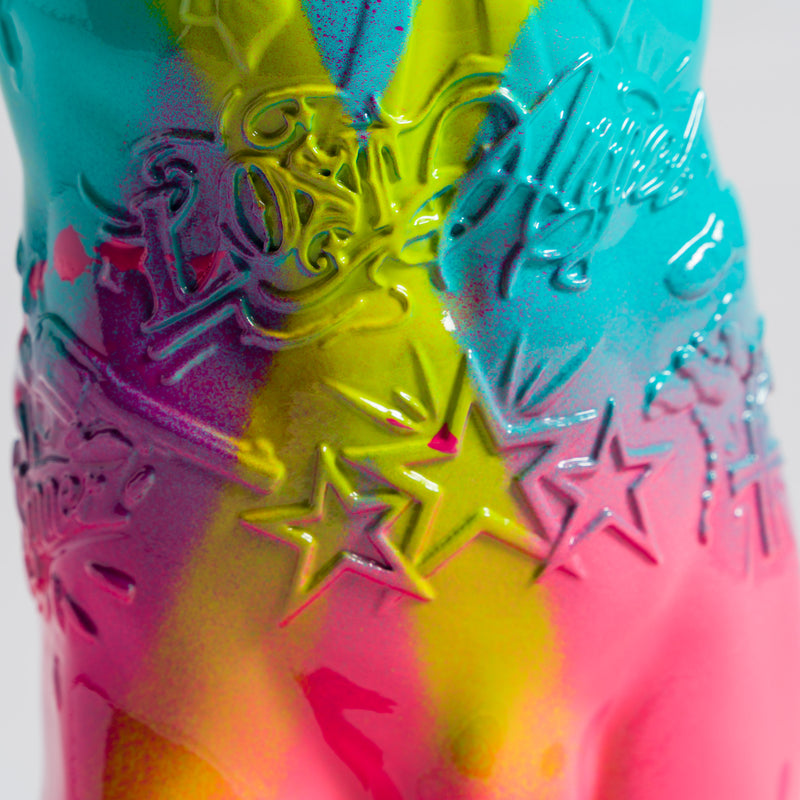 Fallen Angel (Mini Teal Pink & Green)