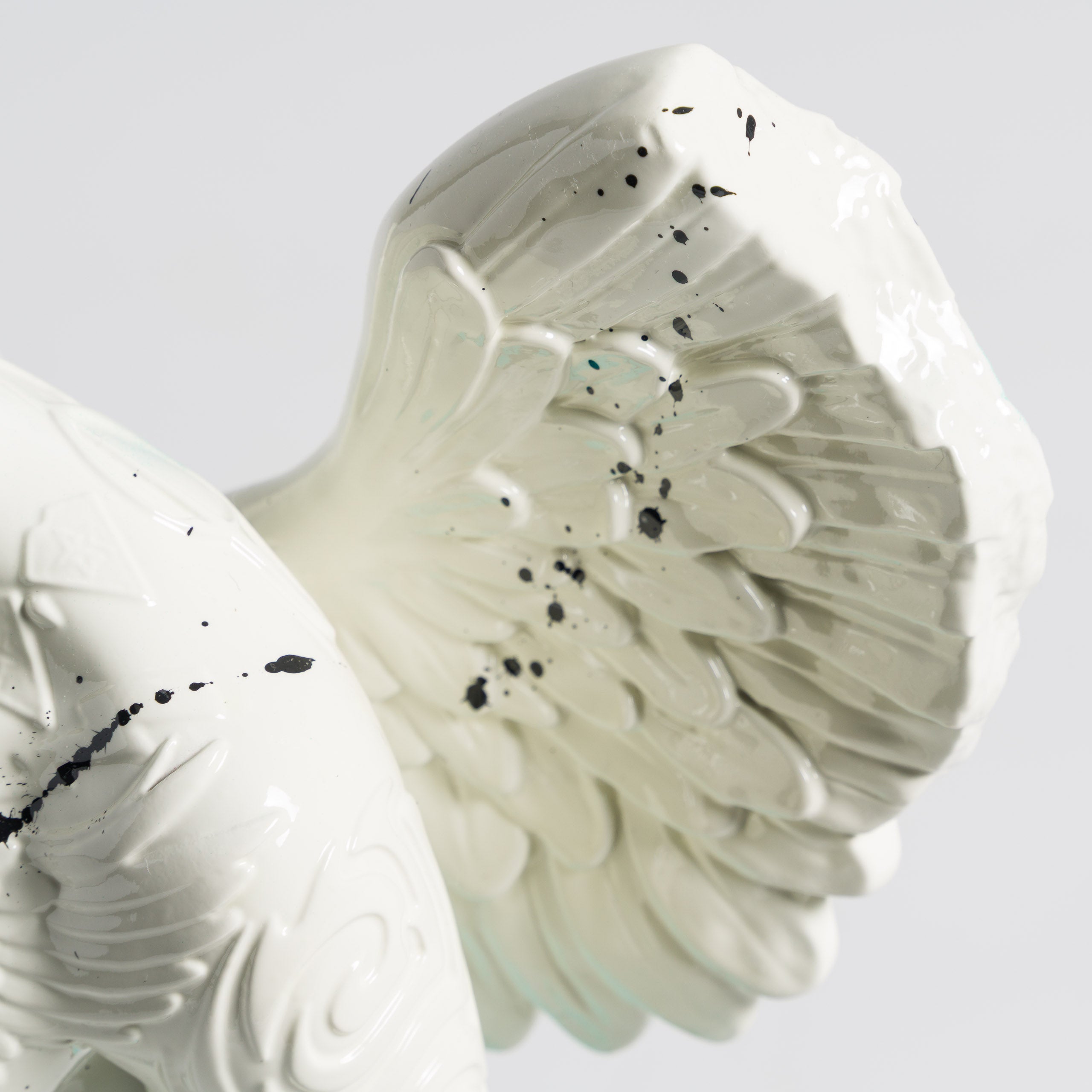 Fallen Angel | Mini White & Aqua