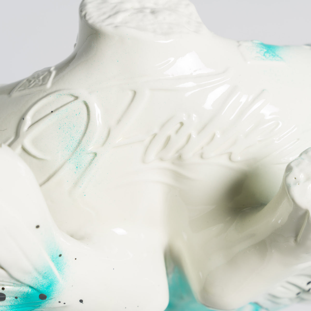 Fallen Angel | Mini White & Aqua