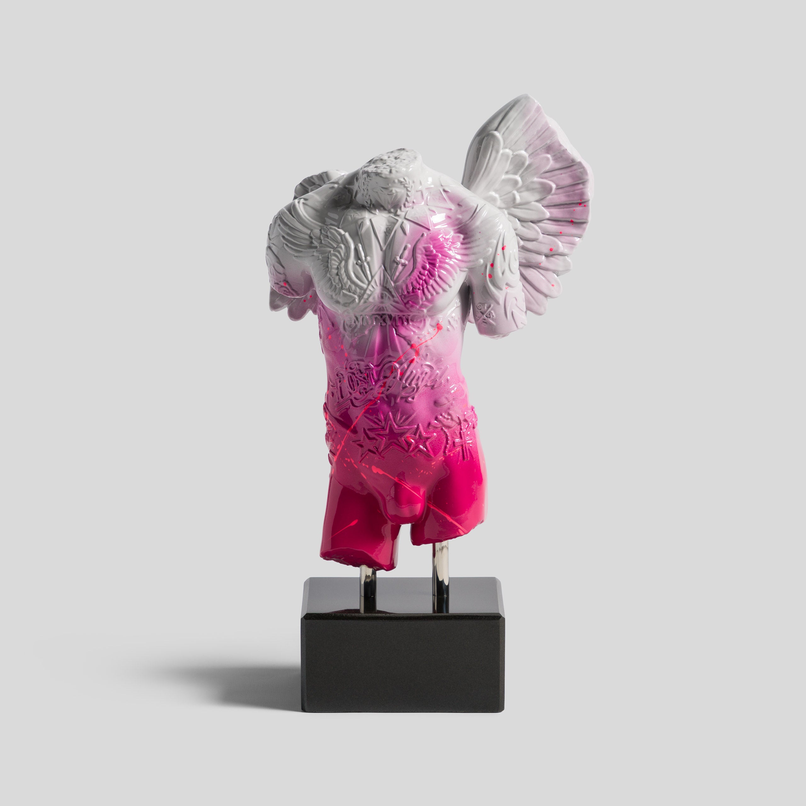 Fallen Angel | Mini White & Pink
