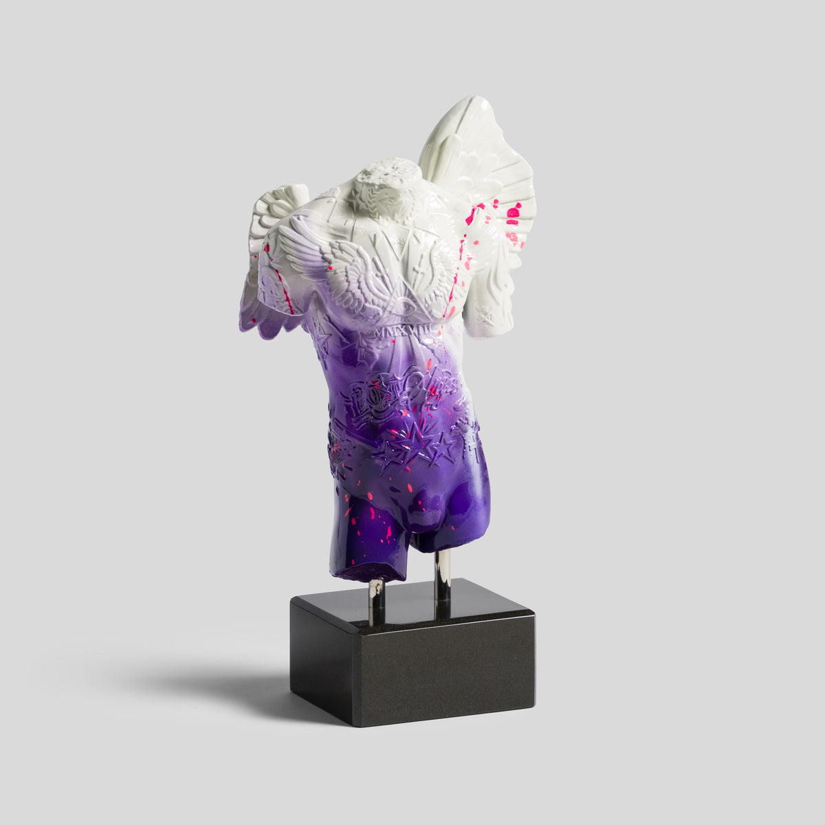 Fallen Angel | Mini White & Purple