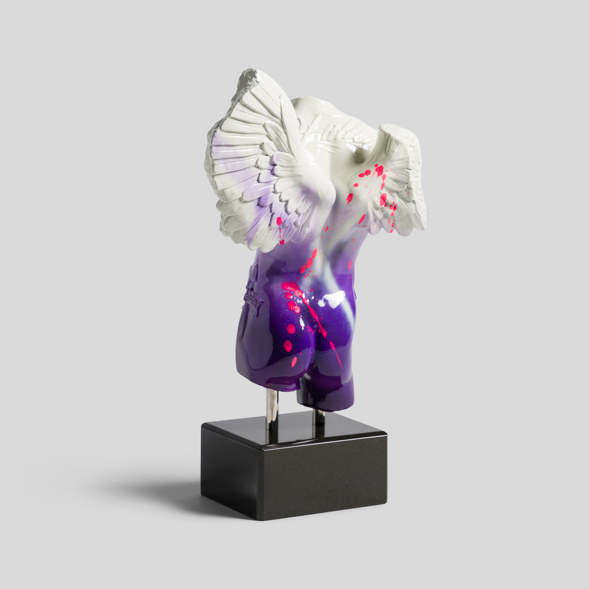 Fallen Angel | Mini White & Purple