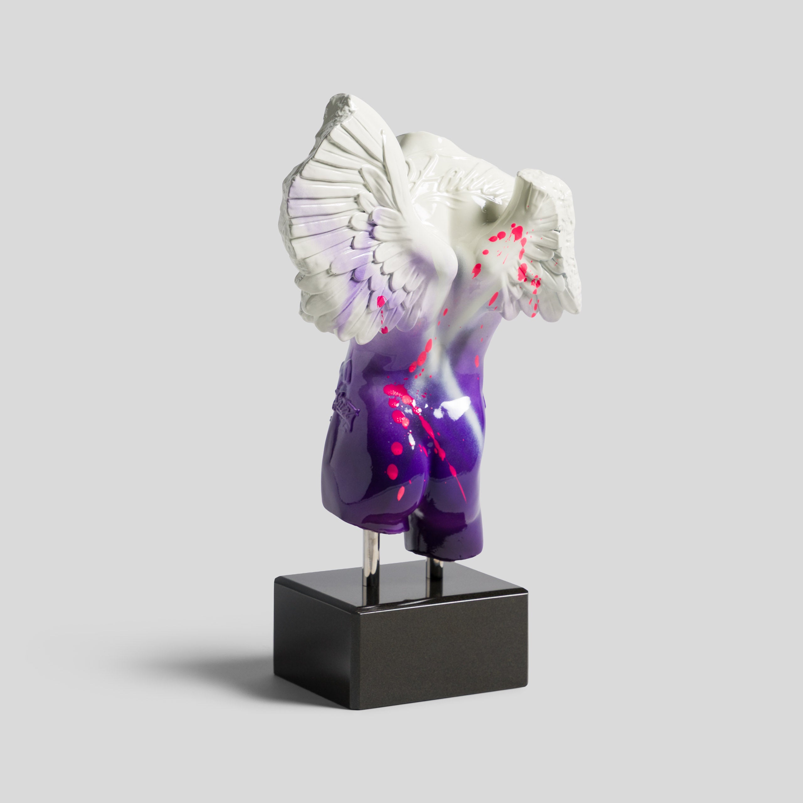 Fallen Angel | Mini White & Purple