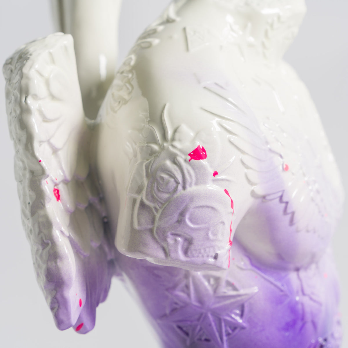 Fallen Angel | Mini White & Purple