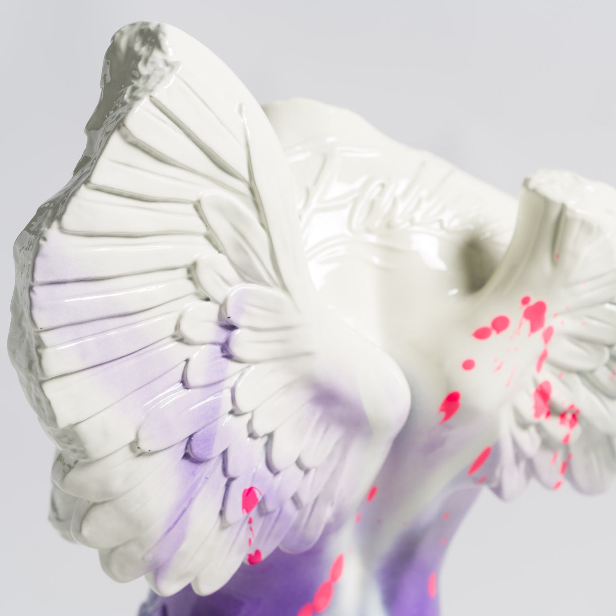 Fallen Angel | Mini White & Purple