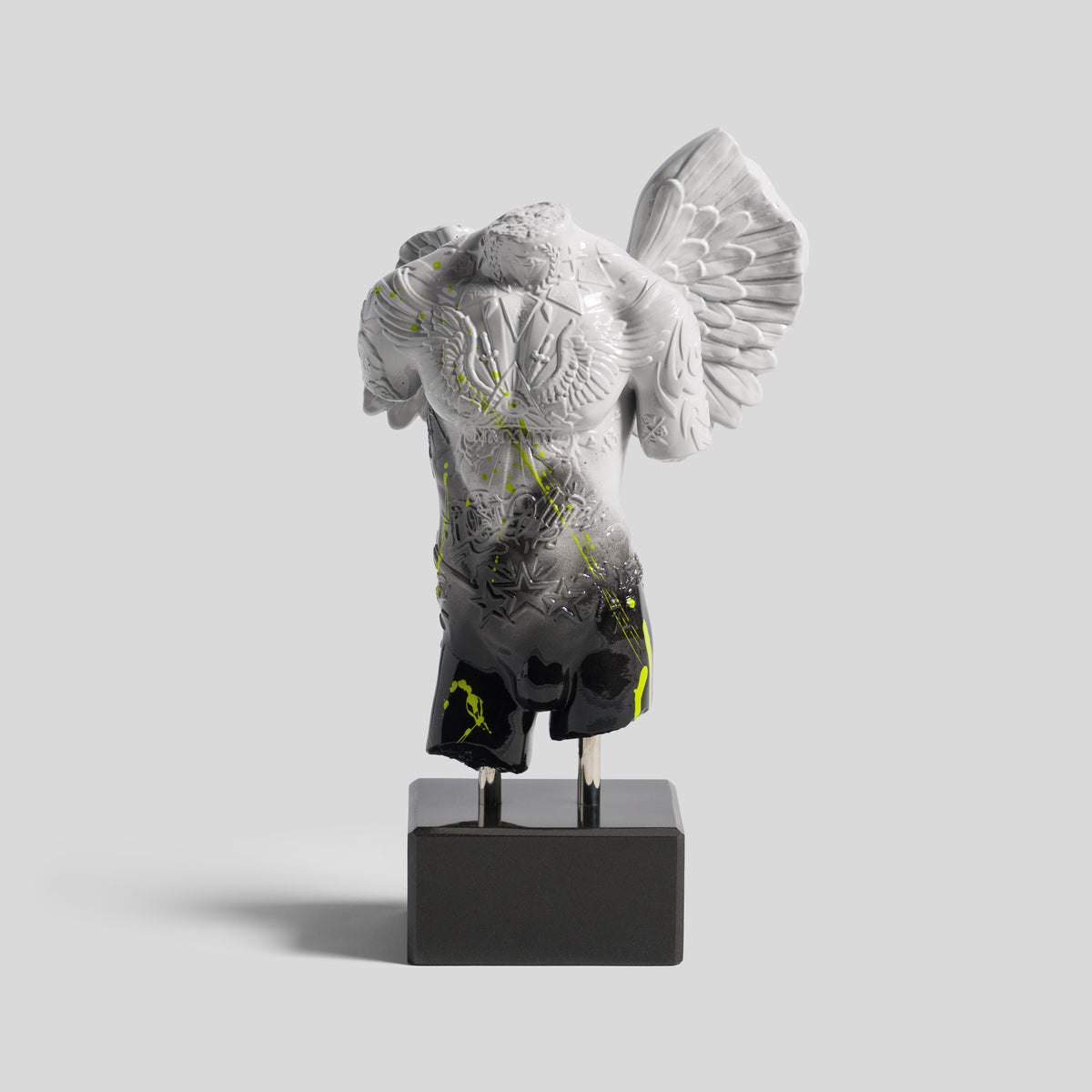 Fallen Angel (Mini White Black & Lime)