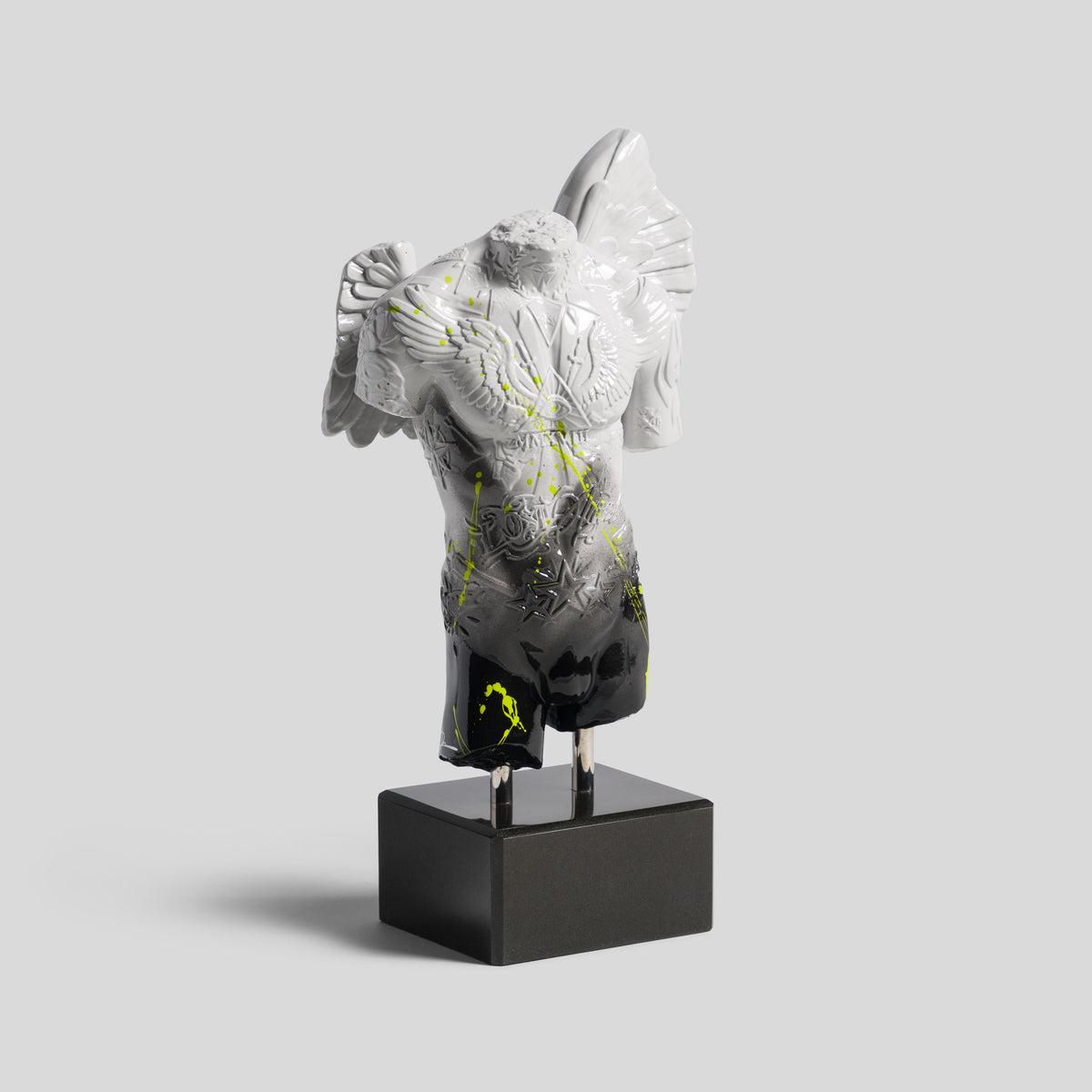 Fallen Angel (Mini White Black & Lime)