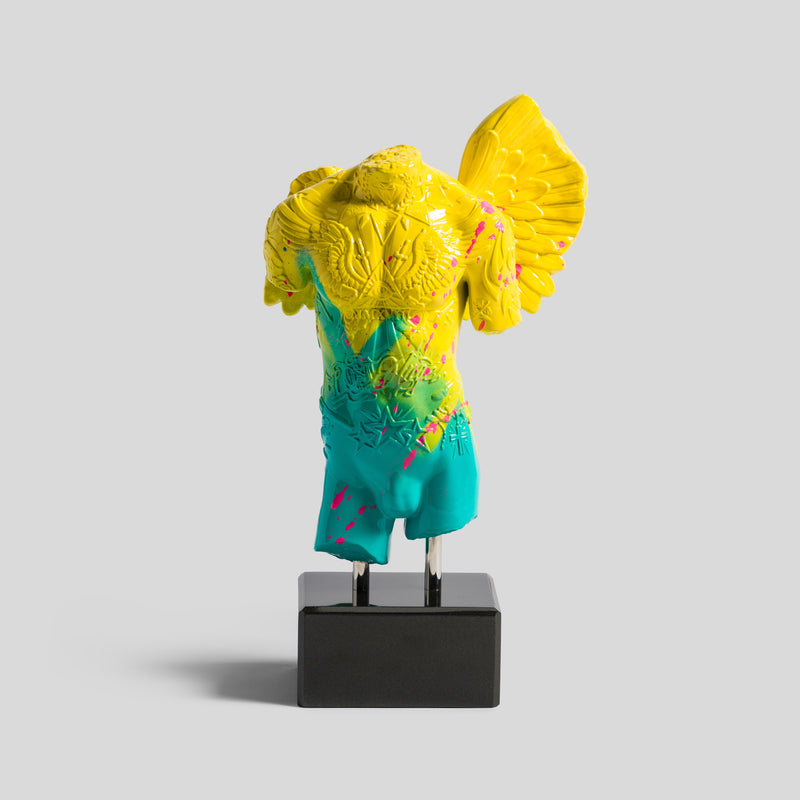 Fallen Angel (Mini Yellow & Aqua)