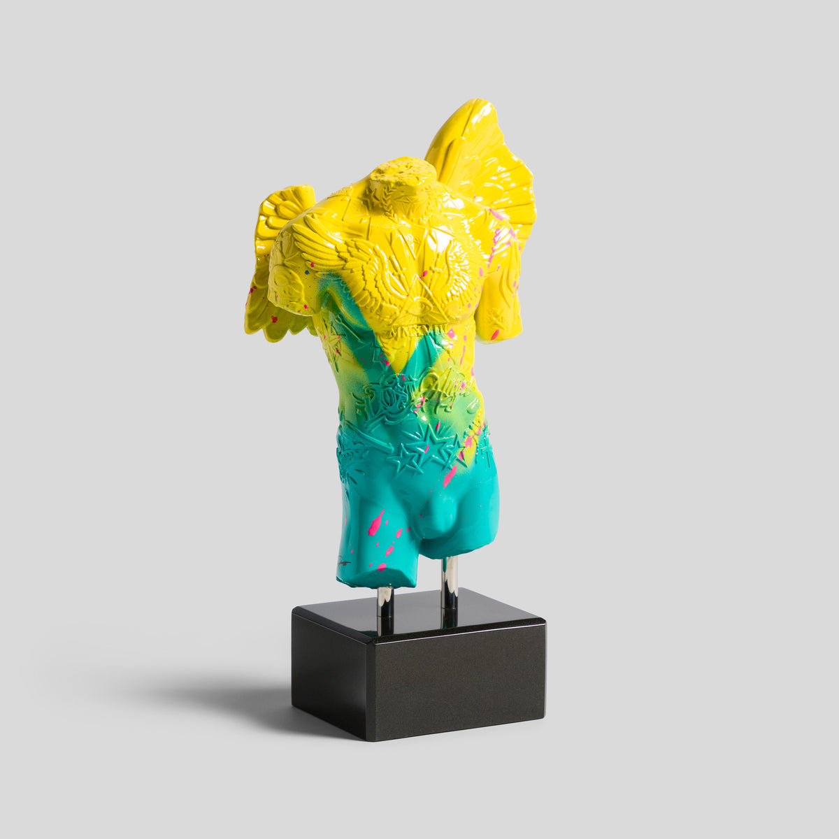 Fallen Angel (Mini Yellow & Aqua)
