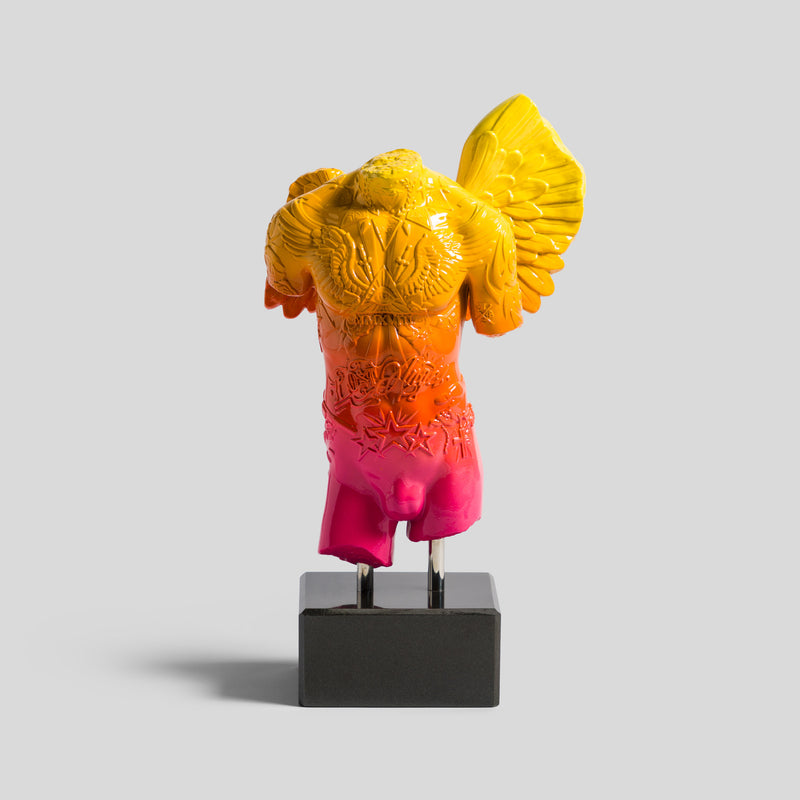 Fallen Angel | Mini Yellow Orange & Pink
