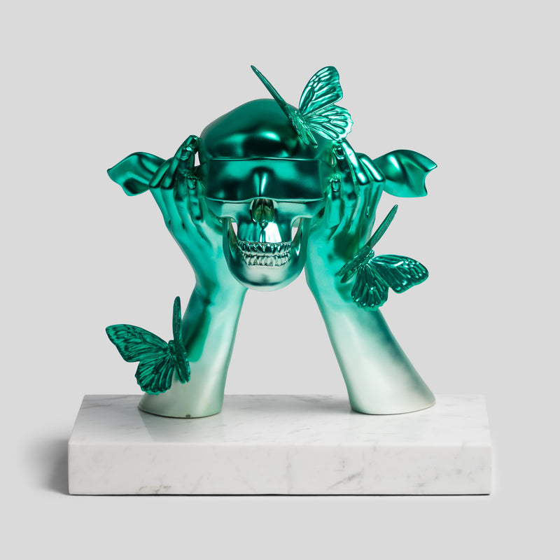 Blind To The World Around Us (Intense Teal Chrome Matte)