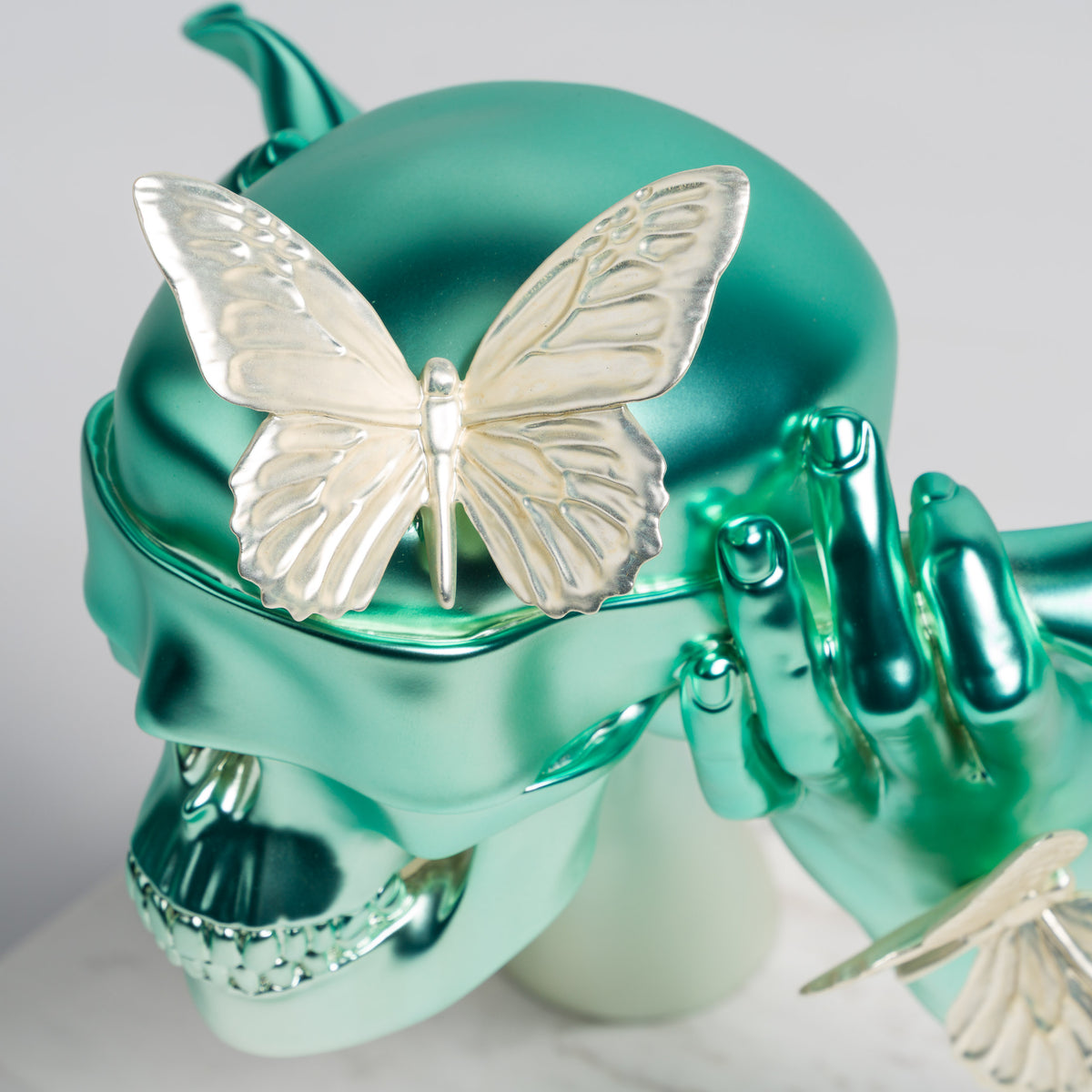 Blind To The World Around Us (Pastel Teal Chrome Matte)