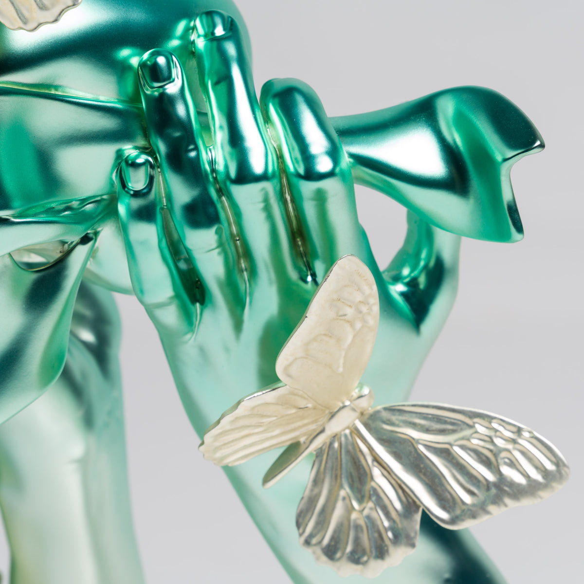 Blind To The World Around Us (Pastel Teal Chrome Matte)
