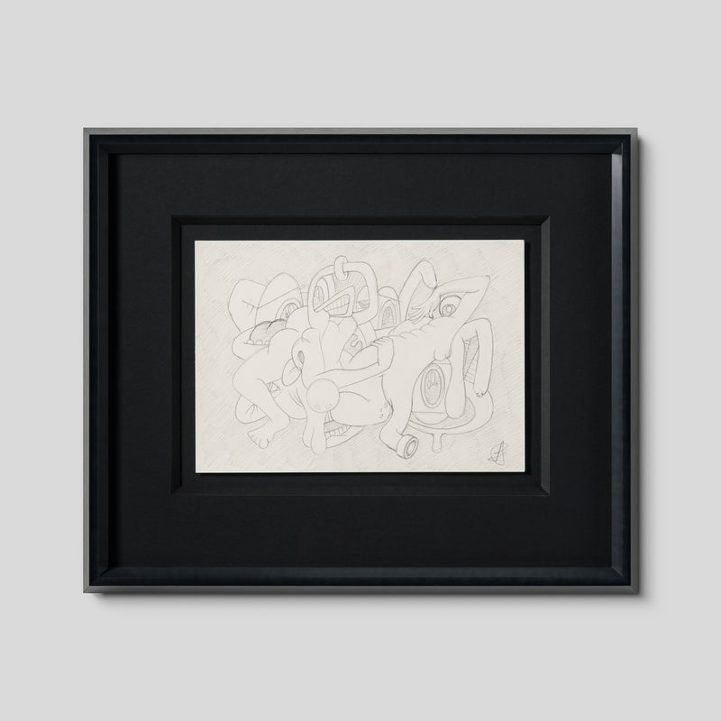 Mingle (Preparatory Drawing)