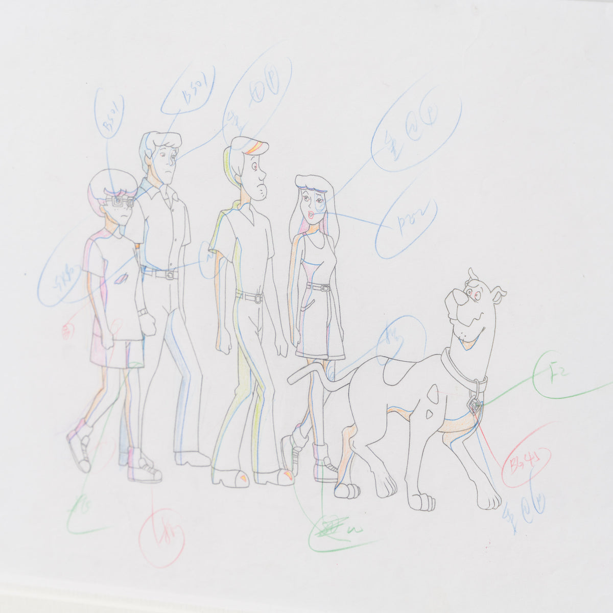 Scooby-Doo Gang (12) Pan OPC w/OPD