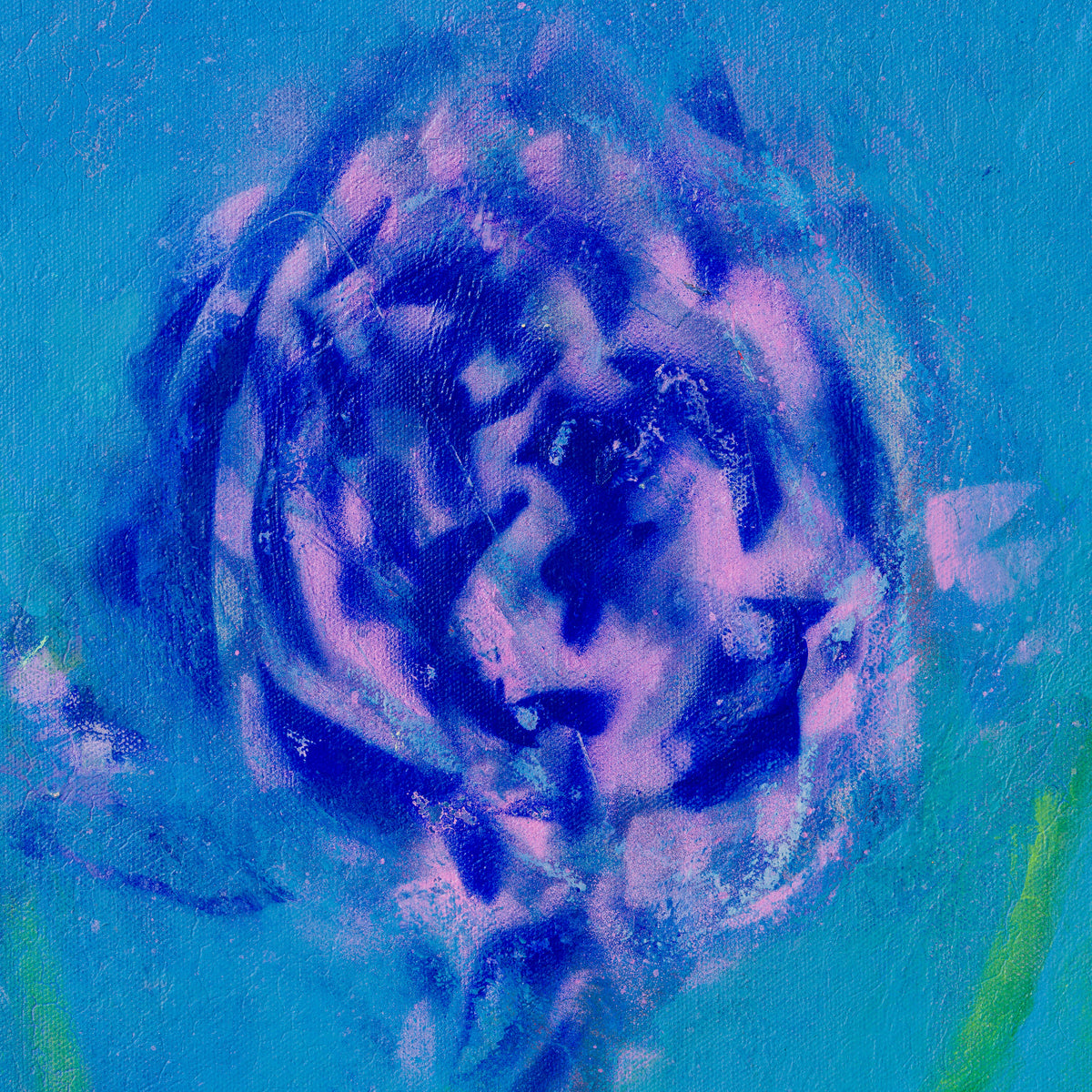 Yesterday's Flowers - Sky Blue, Purple And Lilac