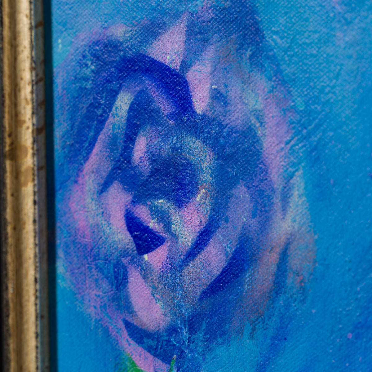 Yesterday's Flowers - Sky Blue, Purple And Lilac
