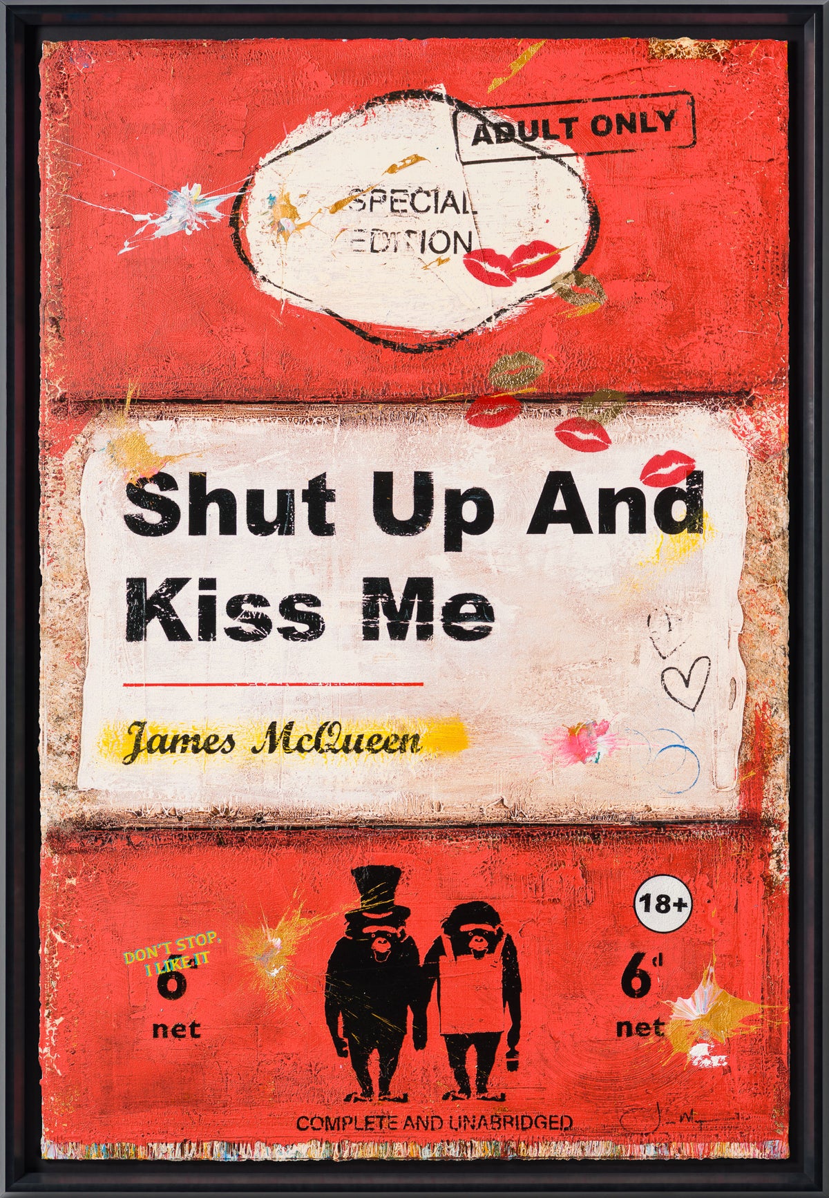 Shut Up and Kiss Me | Red | Unique 4