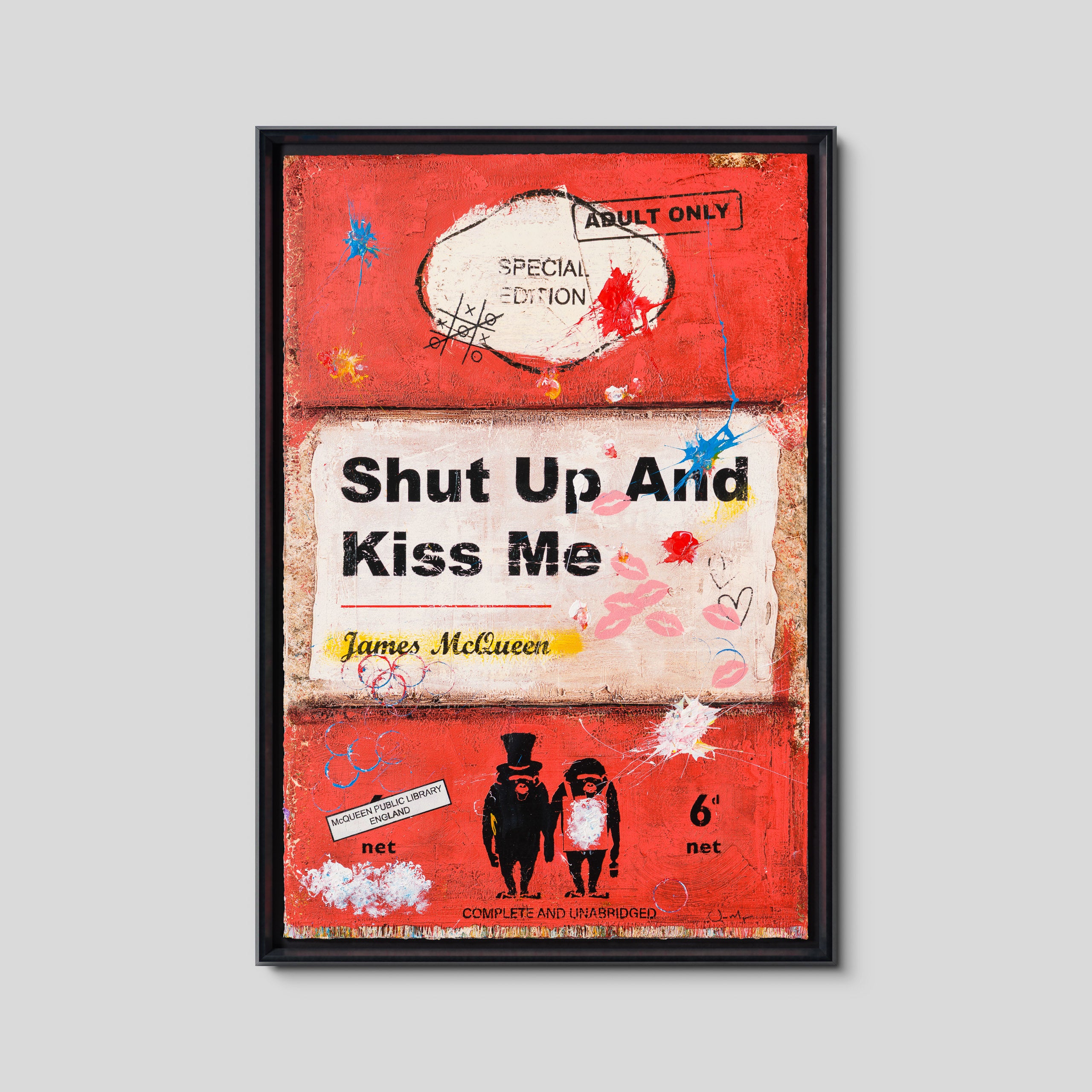 Shut Up and Kiss Me | Red | Unique 6