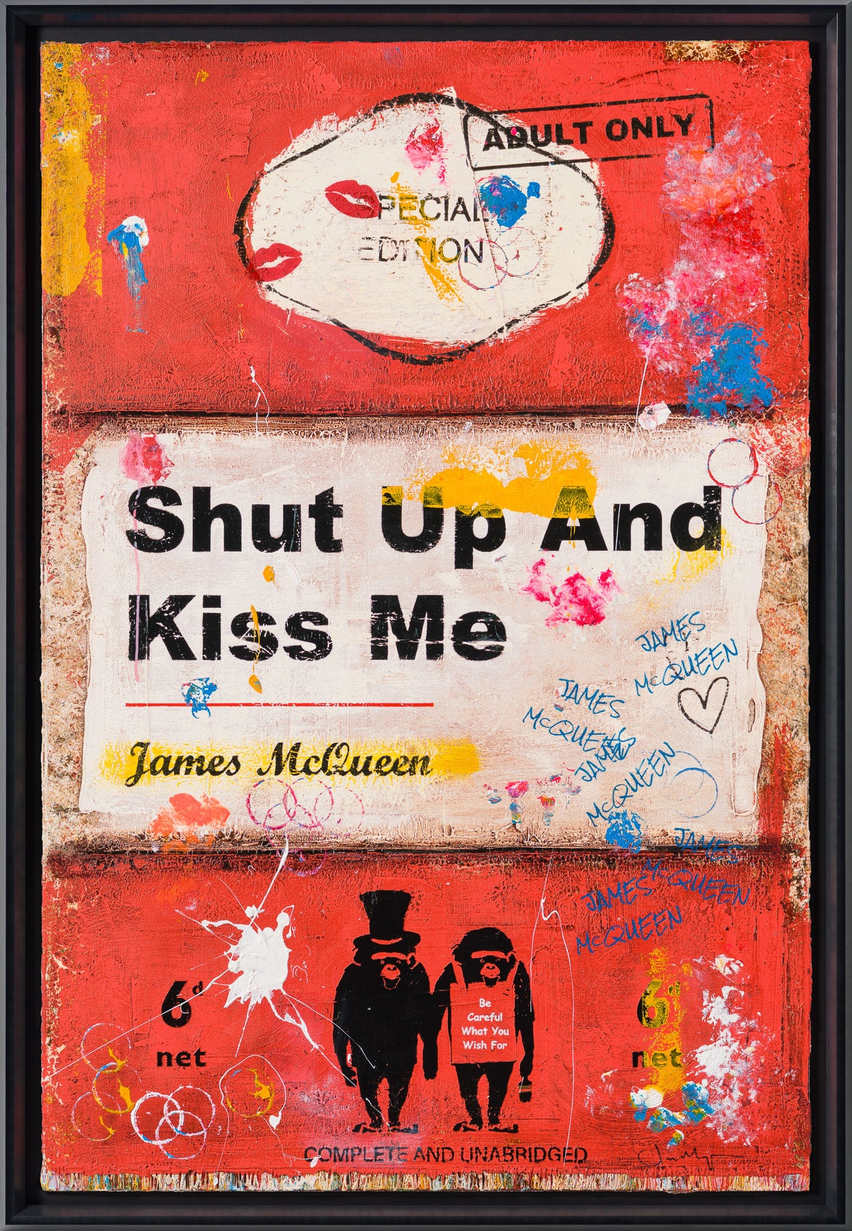 Shut Up and Kiss Me | Red | Unique 8