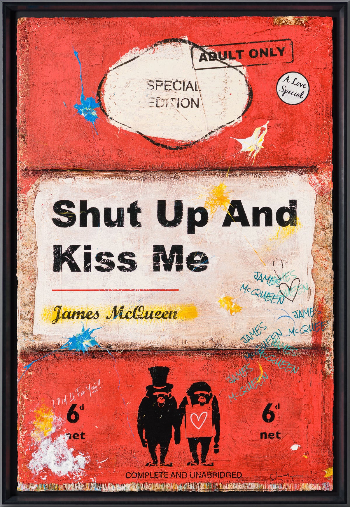 Shut Up and Kiss Me | Red | Unique 9