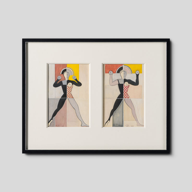 Costume Design Study (Oscar Schlemmer 1923)