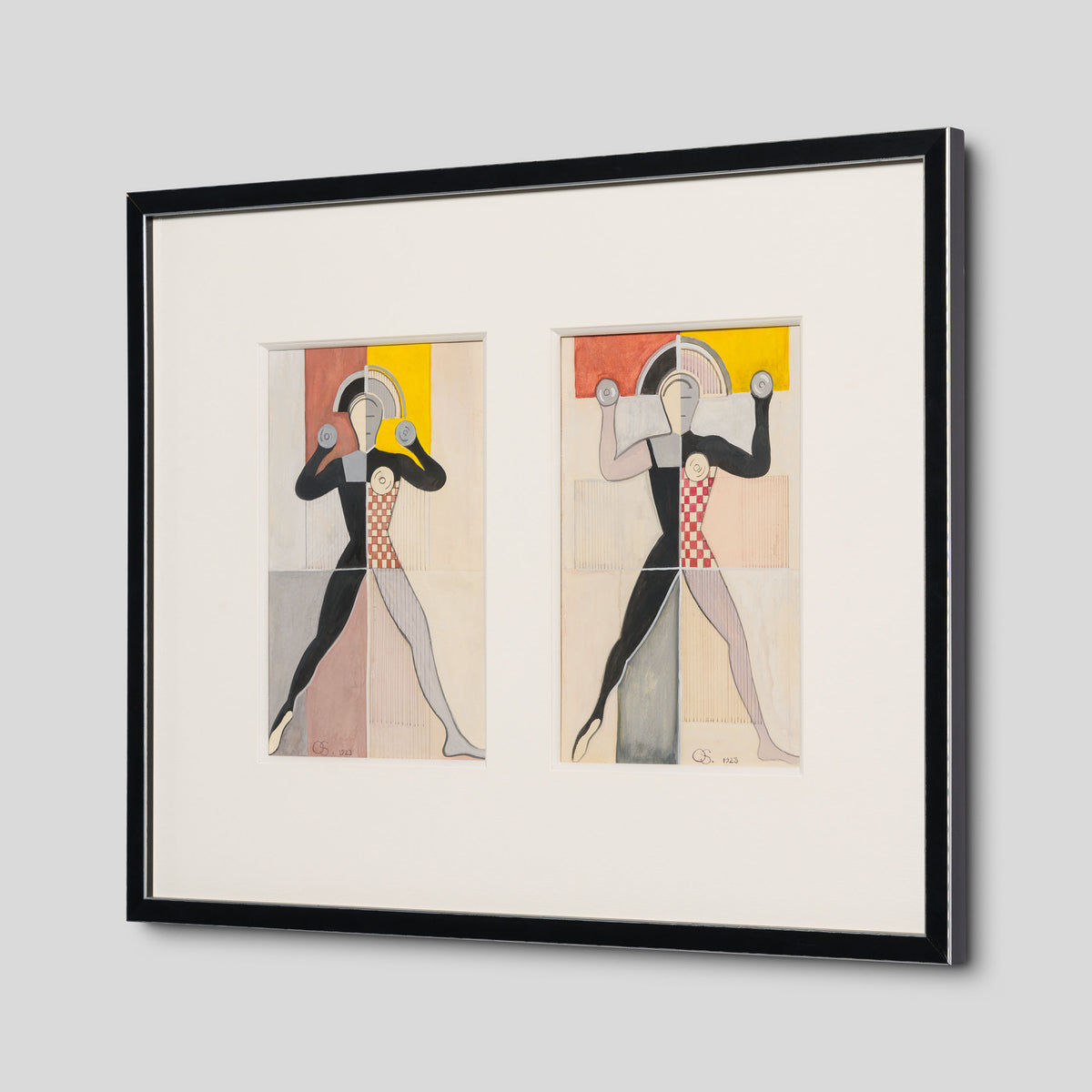 Costume Design Study (Oscar Schlemmer 1923)