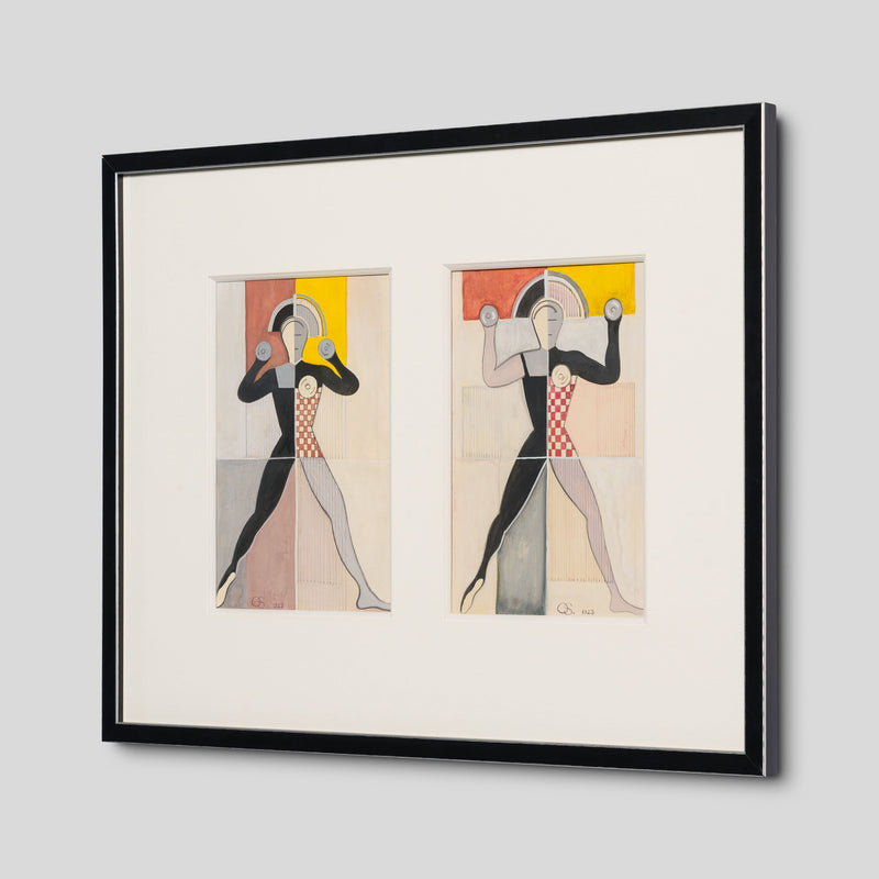 Costume Design Study (Oscar Schlemmer 1923)
