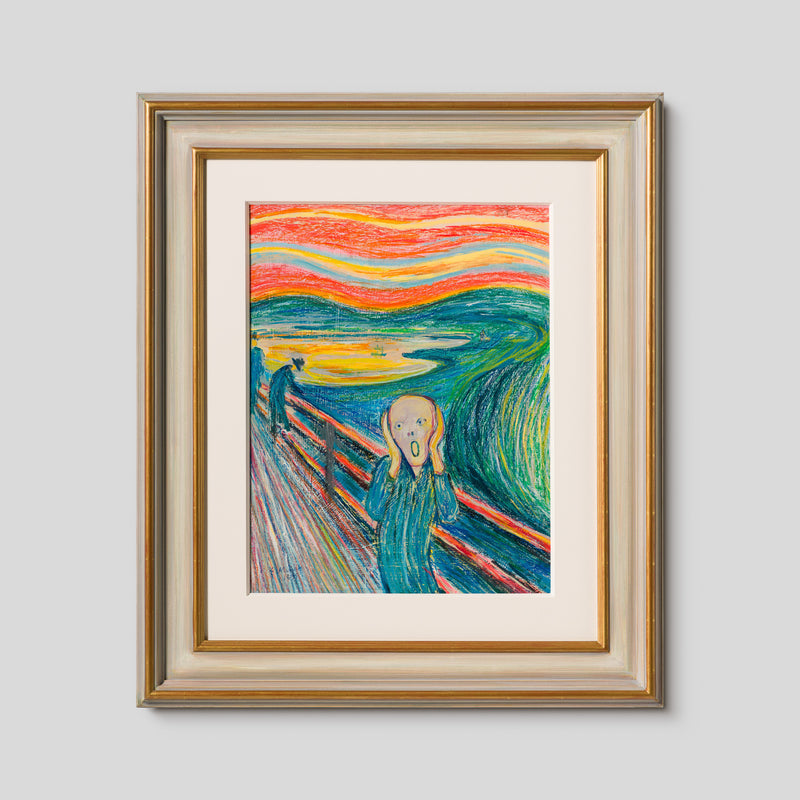 The Scream, In The Style Of Edvard Munch | Pastel & Mixed Media