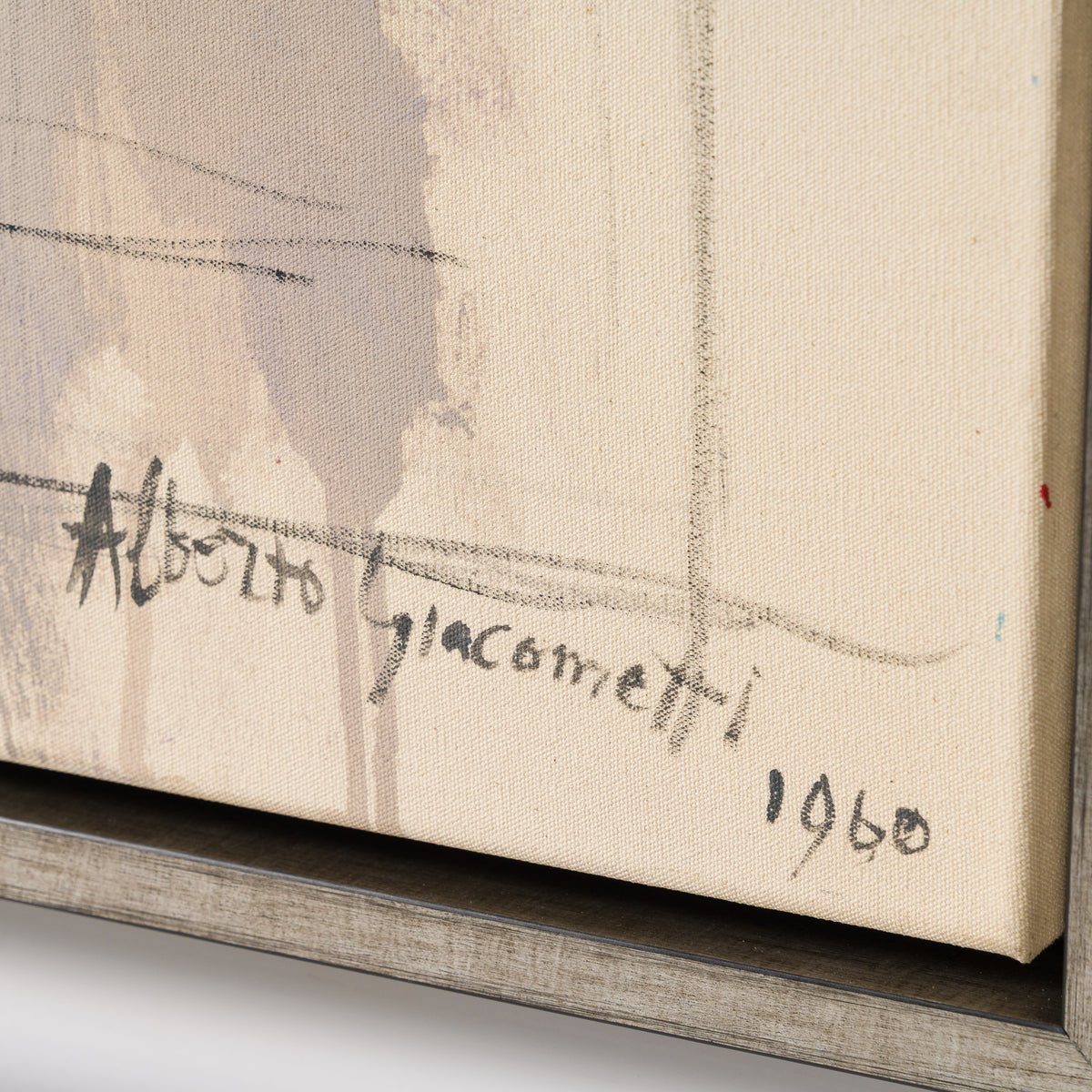 Portrait Of A Woman In The Style Of Alberto Giacometti